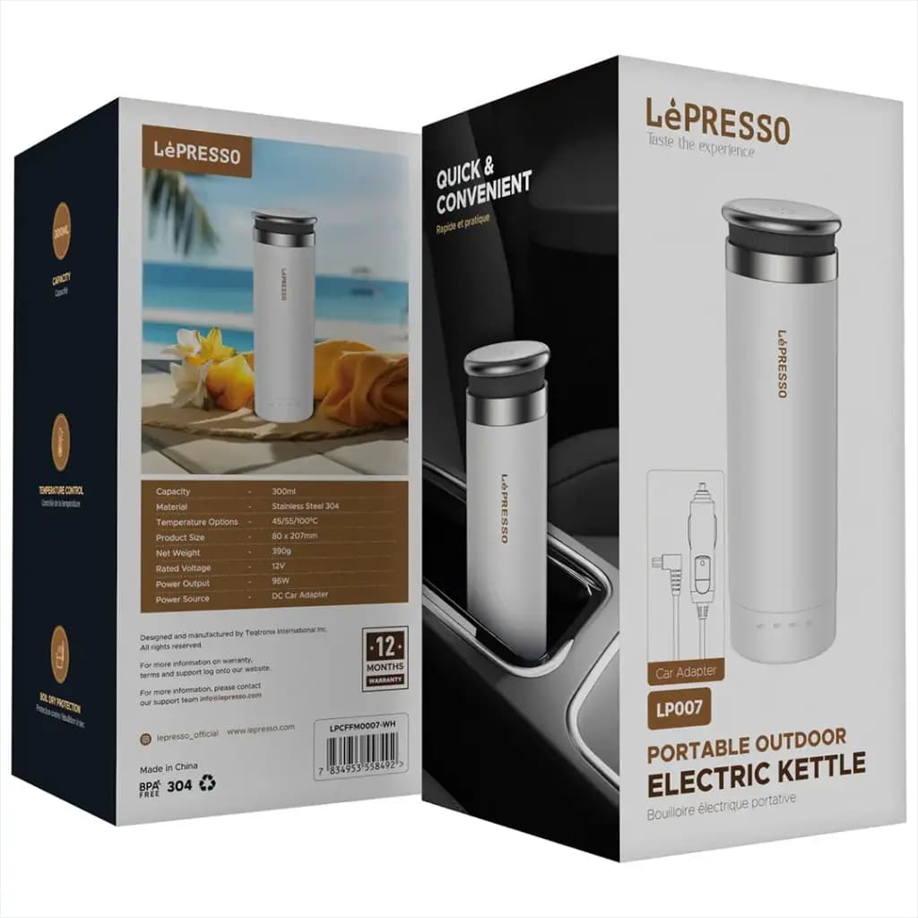 کتری برقی قابل حمل لپرسو LePresso Portable Electric Kettle — تصویر ۳