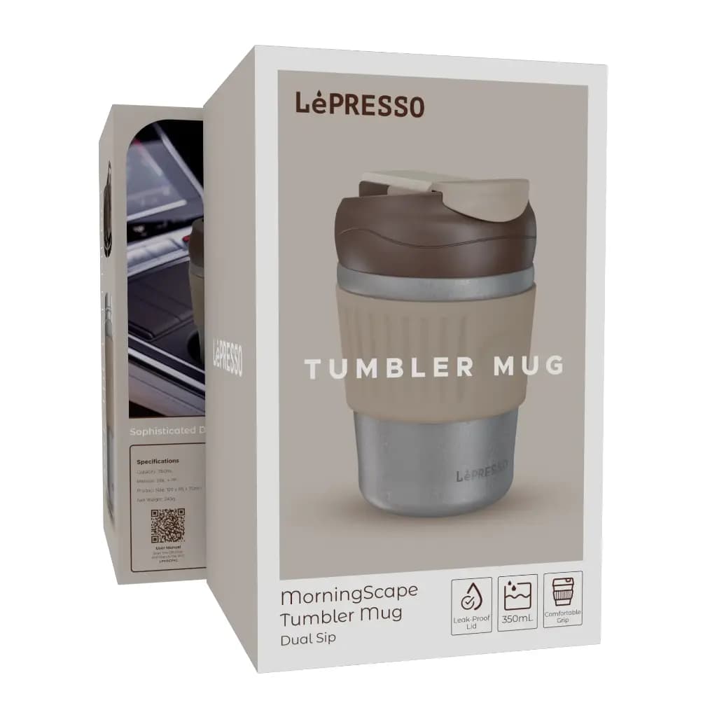 ماگ مسافرتی لپرسو Lepresso Morningscape Tumbler Mug Dual SipL — تصویر ۴