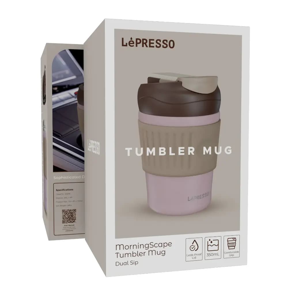 ماگ مسافرتی لپرسو Lepresso Morningscape Tumbler Mug Dual SipL — تصویر ۳