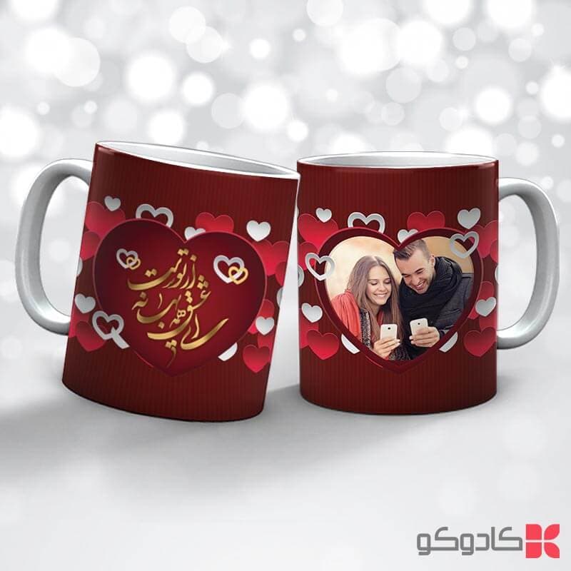 ماگ طرح ولنتاین کد 14068