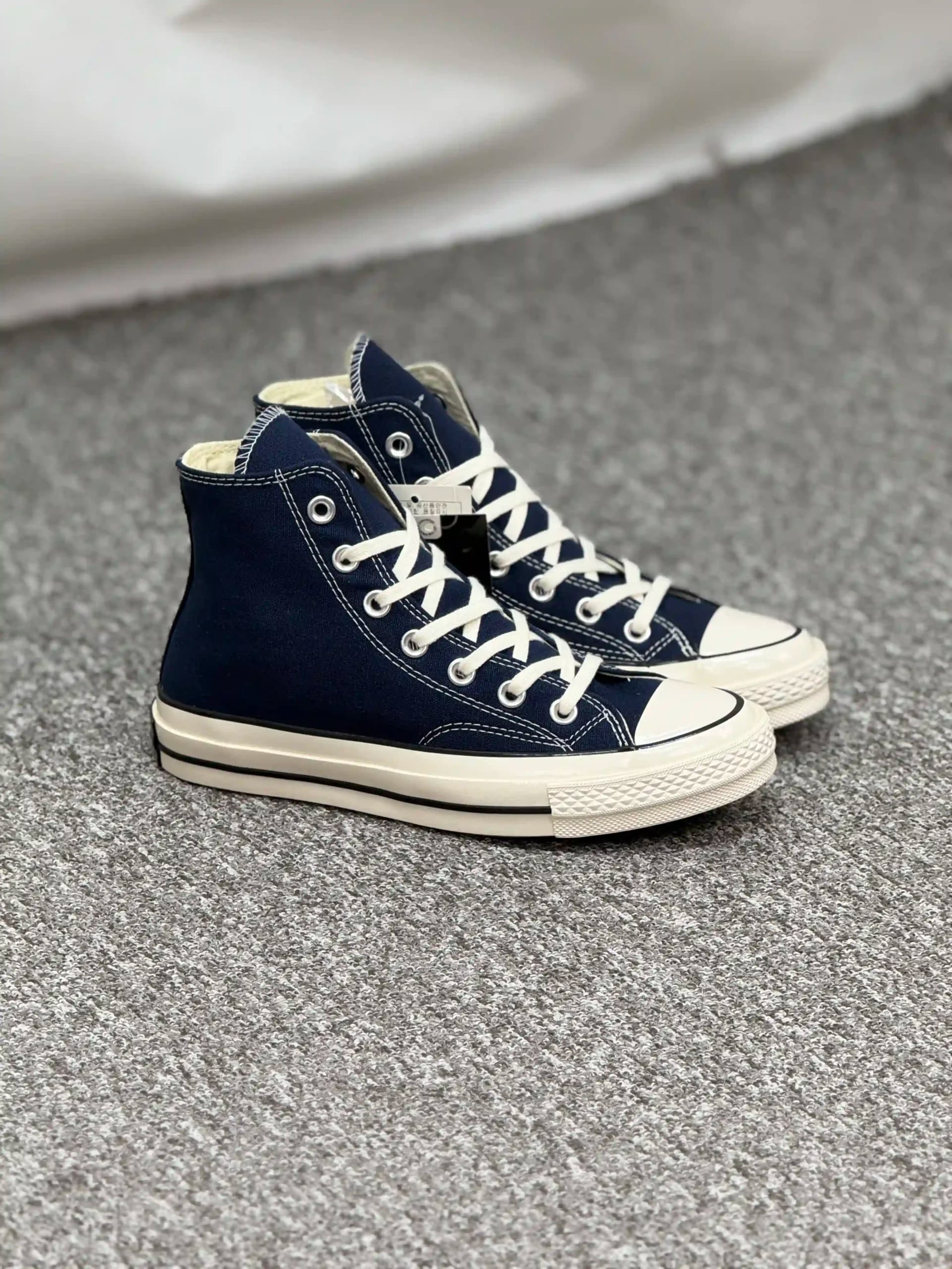 کانورس ساقدار سرمه ای بلوبری – Converse Chuck 70 high obsidian — تصویر ۱۱