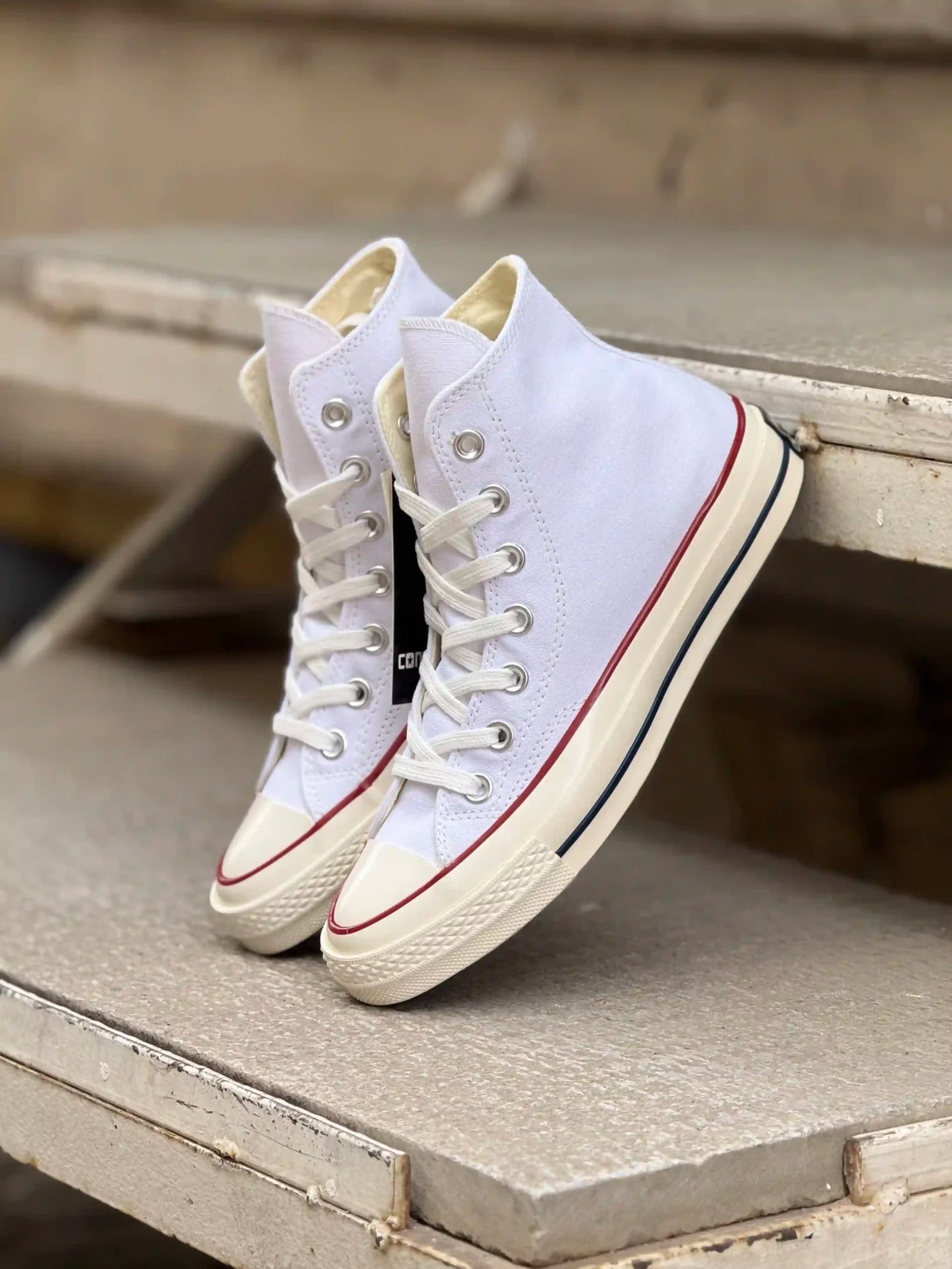 کانورس ساقدار سفید – Converse Chuck 70 white — تصویر ۱۰