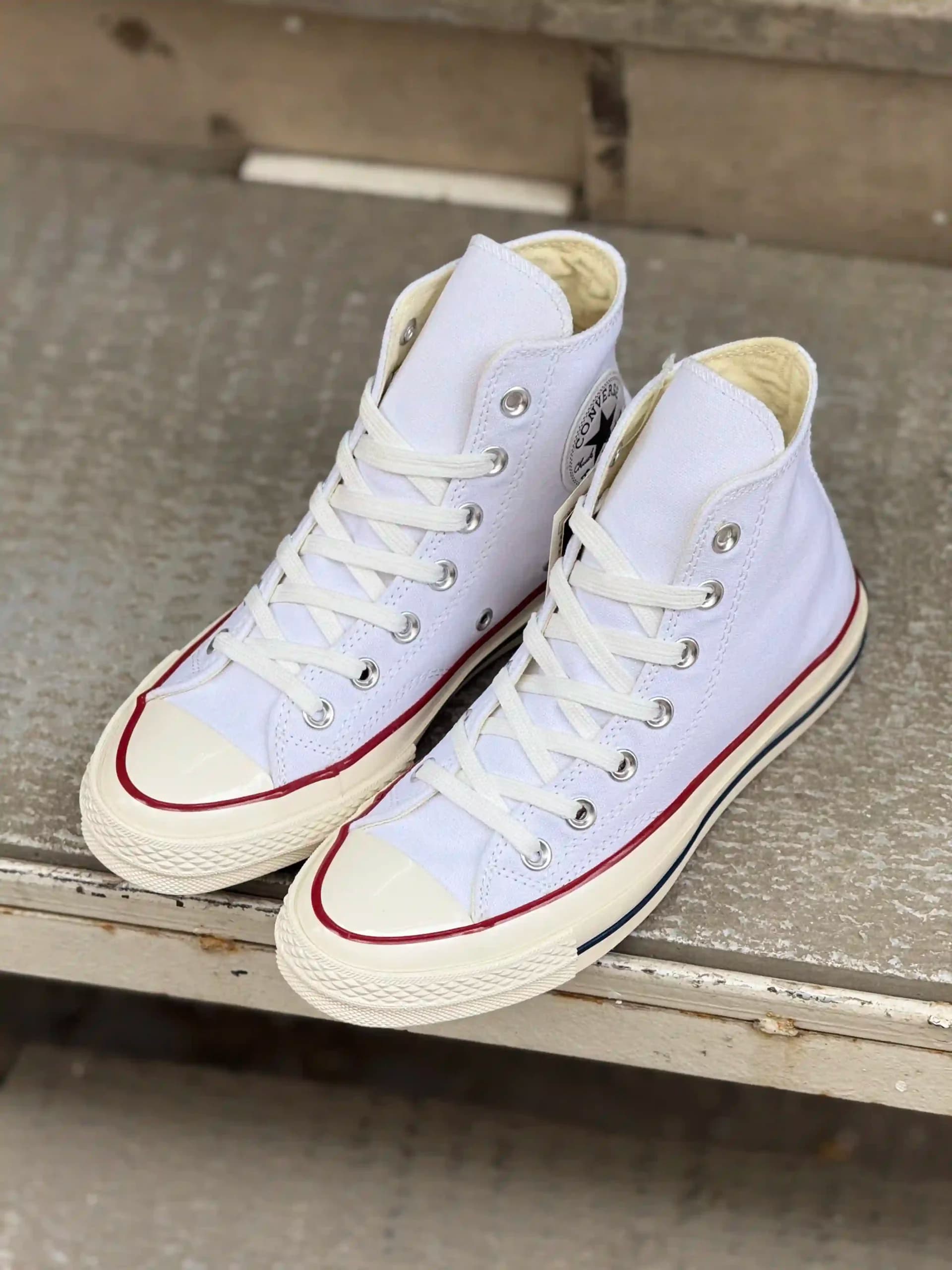 کانورس ساقدار سفید – Converse Chuck 70 white — تصویر ۴
