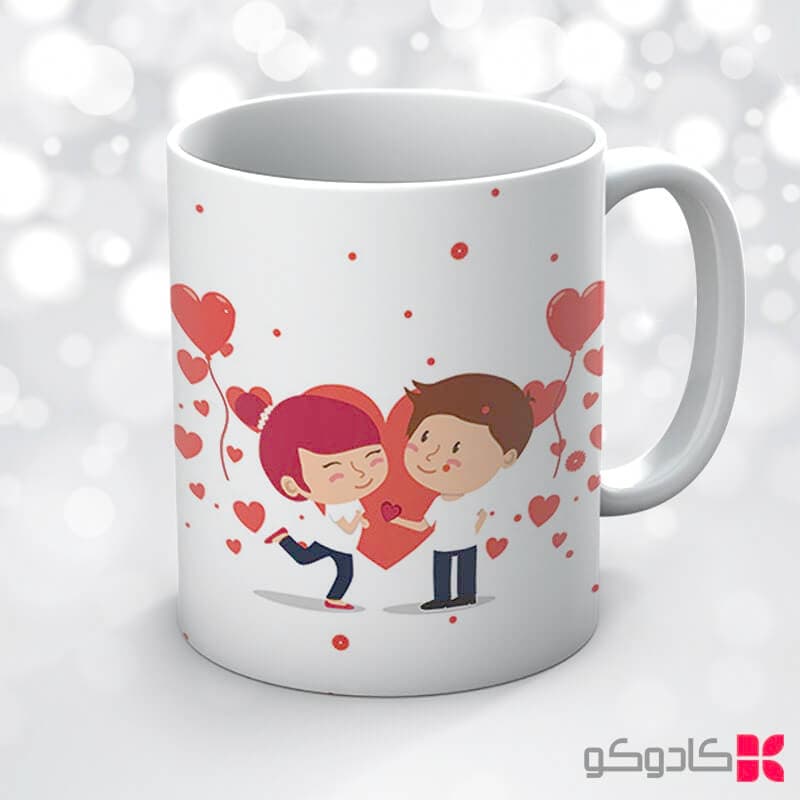 ماگ طرح ولنتاین کد 14067 — تصویر ۳