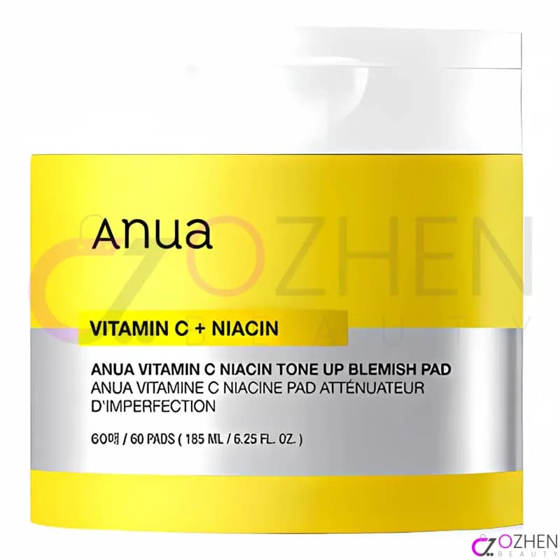 تونر پد آنوا Anua حاوی Vitamin C + Niacin حجم 185 میل — تصویر ۱۱