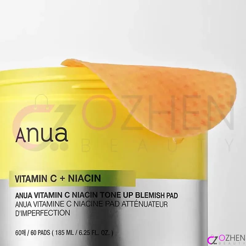 تونر پد آنوا Anua حاوی Vitamin C + Niacin حجم 185 میل — تصویر ۱۲