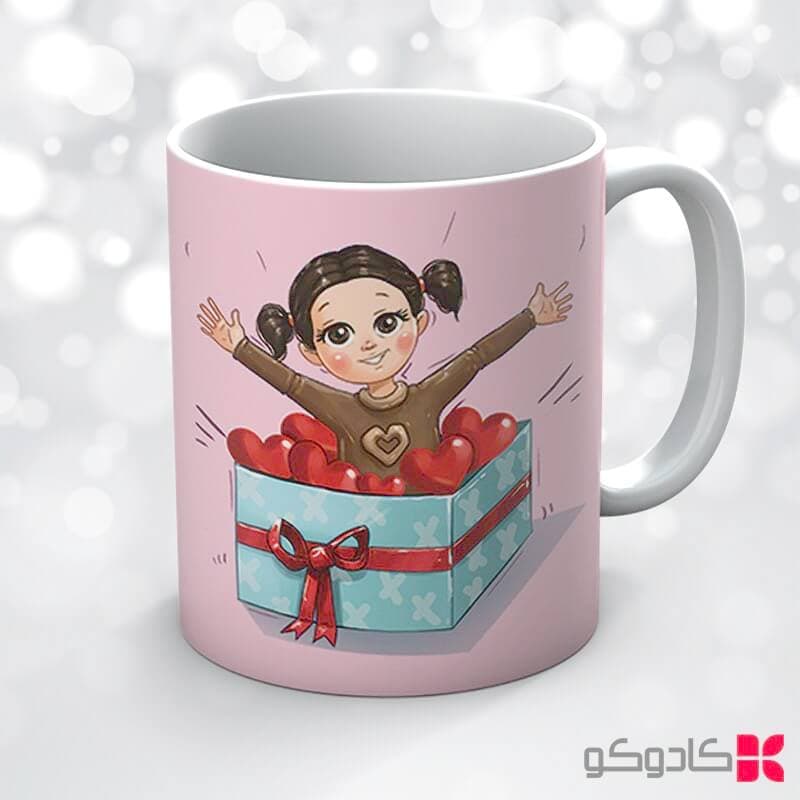 ماگ طرح ولنتاین کد 14066 — تصویر ۶
