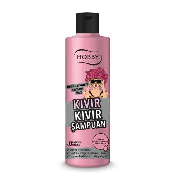 شامپو مو فر هوبی HOBBY مدل KIVIR KIVIR حجم 250 میل