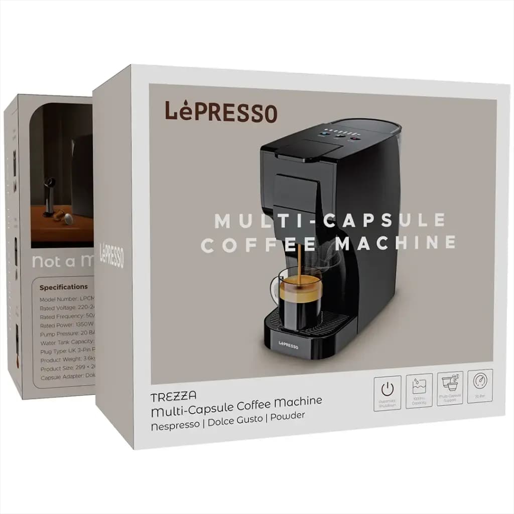 دستگاه قهوه ساز کپسولی لپرسو Lepresso Trezza Multi-Capsule — تصویر ۷