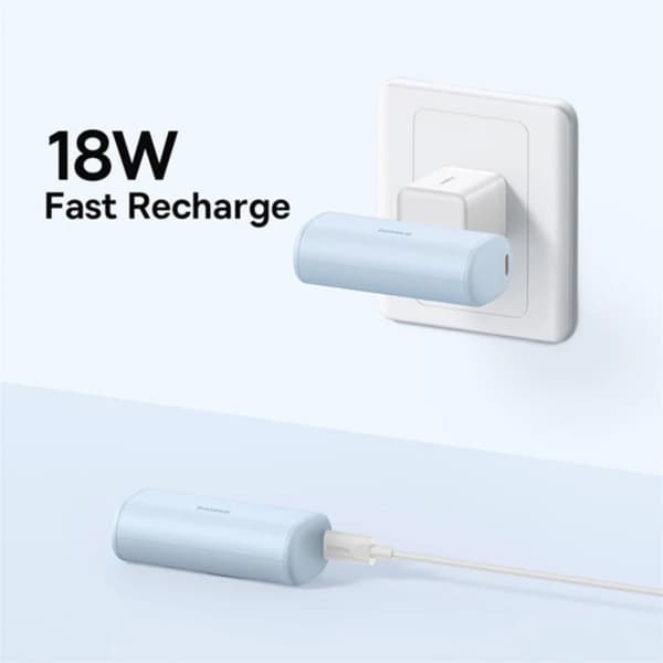 پاور بانک 5000 فست شارژ بیسوس Baseus Compact Fast Charging IP Edition — تصویر ۵