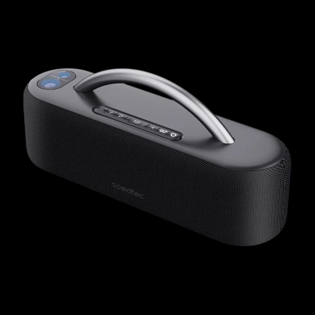اسپیکر همراه با نور ستاره ای ساند تک پرودو Porodo Soundtec Galactic Star Light Portable — تصویر ۴