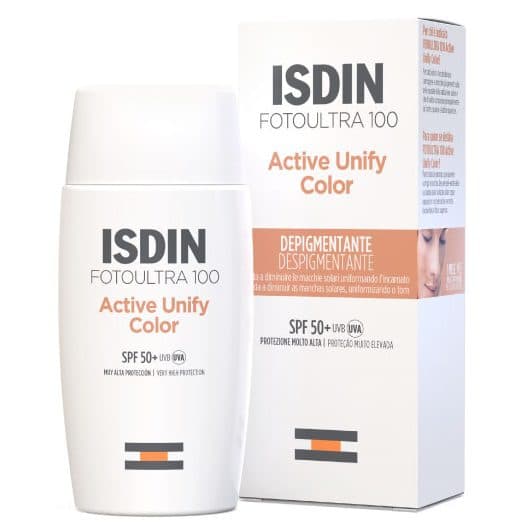 ضد آفتاب رنگی ایزدین Isdin مدل Active Unify حجم 50 میل