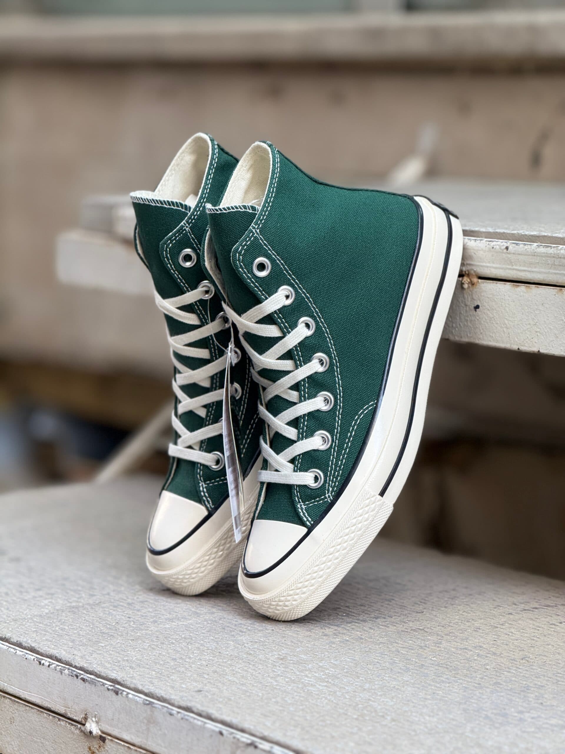 کانورس ساقدار سبز – (midnight clover) Converse Chuck 70 green