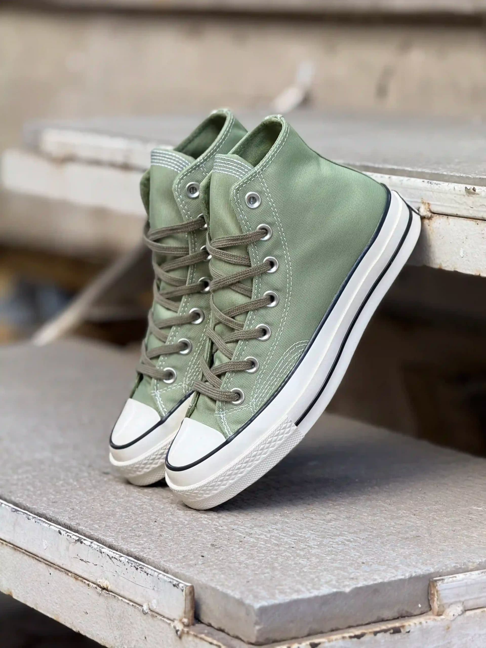 کانورس ساقدار سبز ارتشی – Converse Chuck 70 utility green — تصویر ۱۰