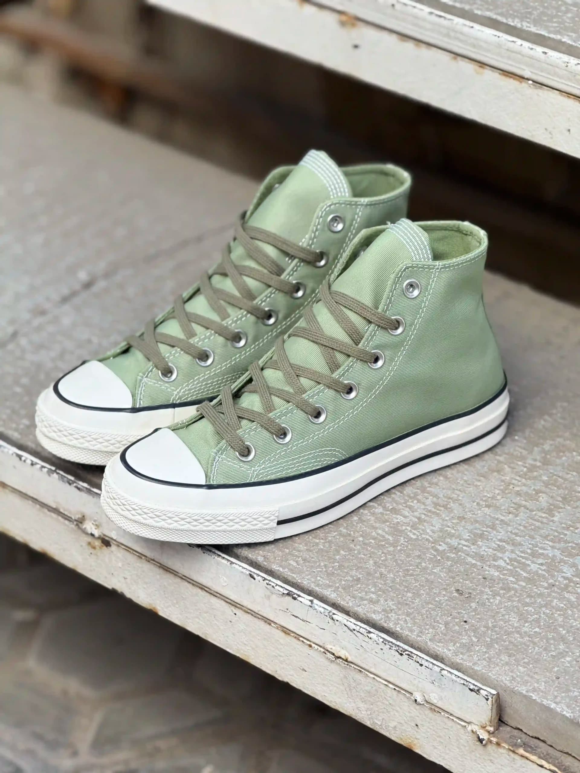 کانورس ساقدار سبز ارتشی – Converse Chuck 70 utility green — تصویر ۹