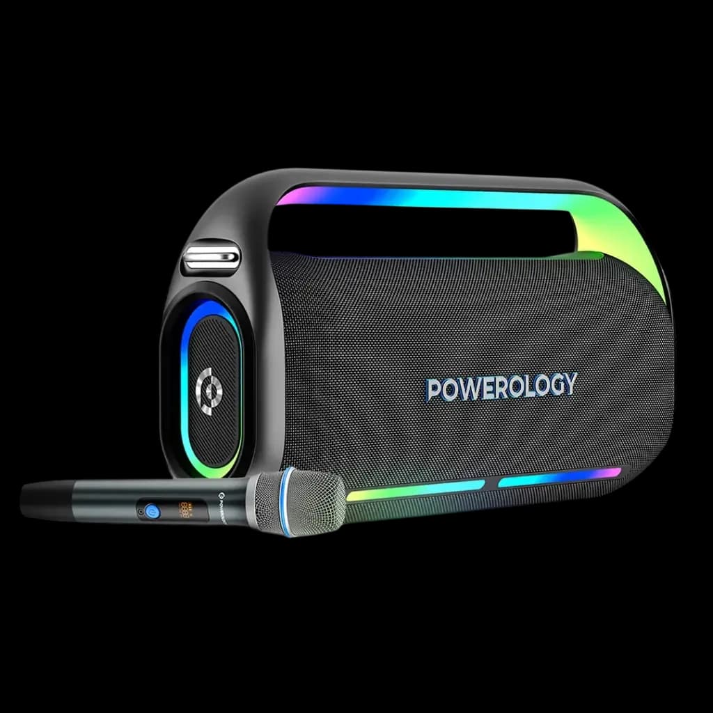 اسپیکر بلوتوثی پاورولوژی Powerology Deep Bass Party Speaker — تصویر ۸