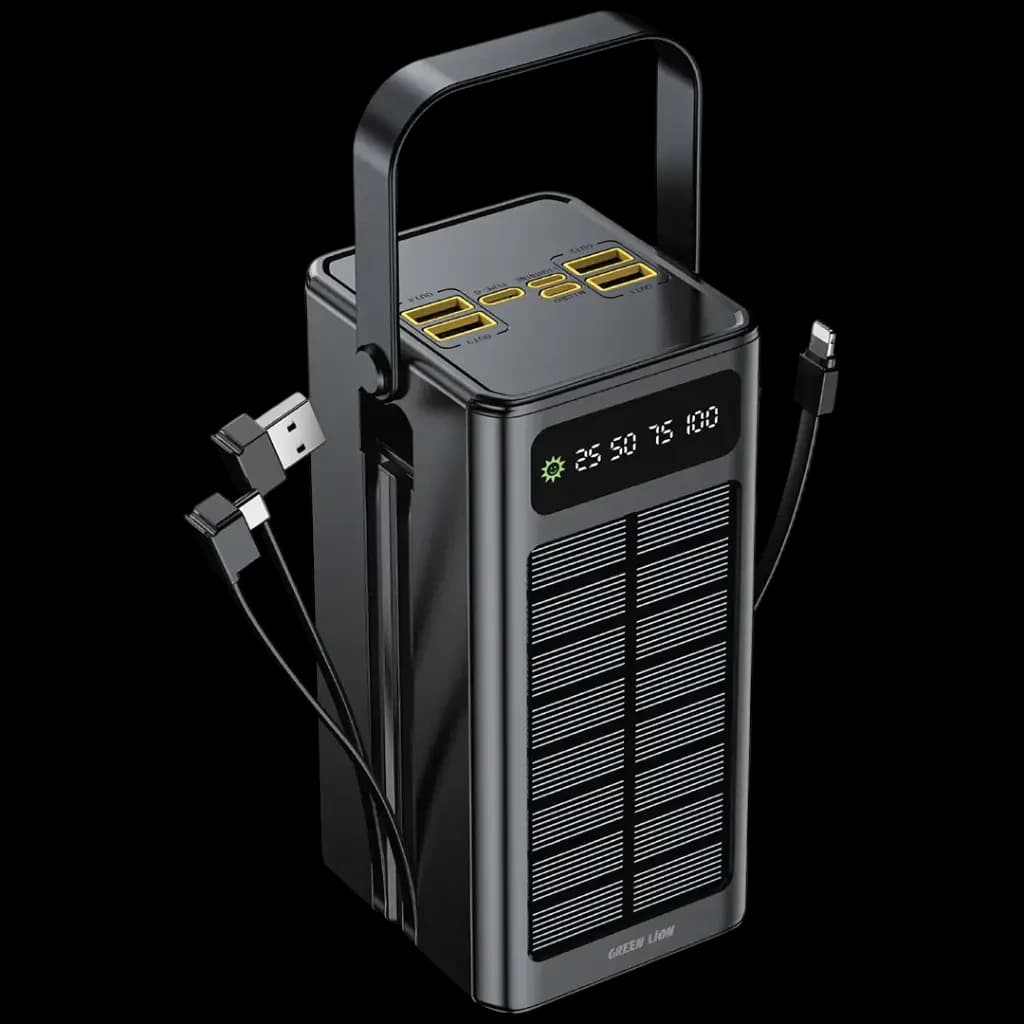 پاوربانک خورشیدی 20 وات 60000 گرین لاین Green Lion Solar X — تصویر ۲