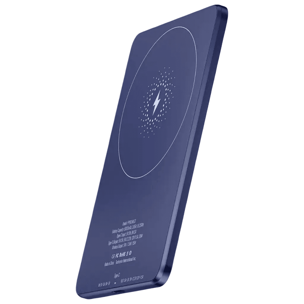 پاوربانک وایرلس 5000 پاورولوژی Powerology Ultra-Thin Magsafe — تصویر ۶