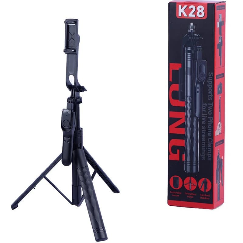 سه پایه و مونوپاد بلوتوثی K28 — تصویر ۲