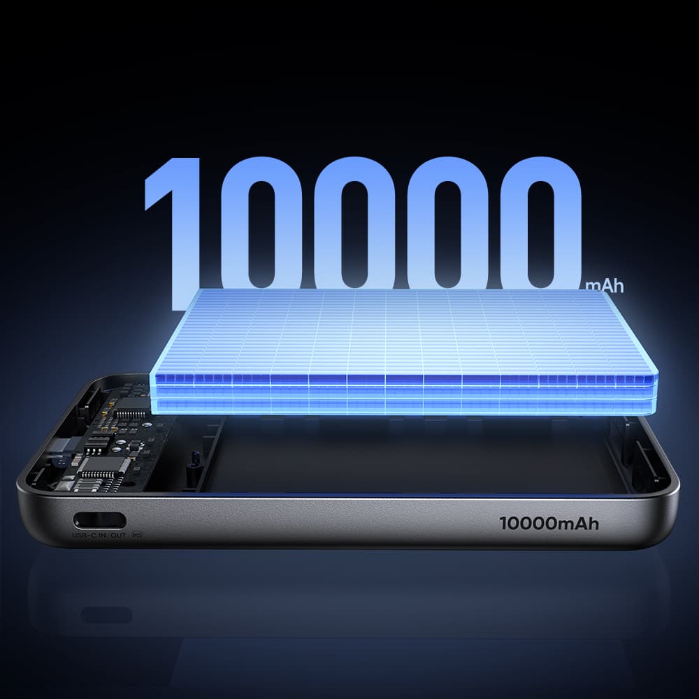 پاوربانک وایرلس 10000 و استند مک دودو Mcdodo MagQ 2in1 Qi2 Magnetic MC-631 — تصویر ۸