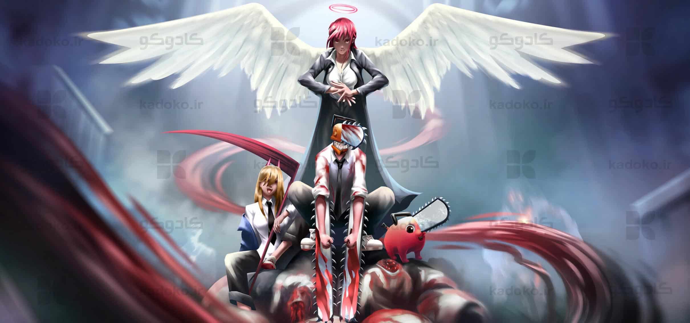 ماگ انیمه chainsaw man کد 48074 — تصویر ۵