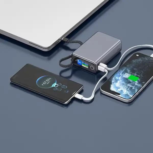 پاروبانک 65 وات 20000 با کابل تایپ سی گرین لاین Green Lion Tron X GNTRX20P65GY — تصویر ۹
