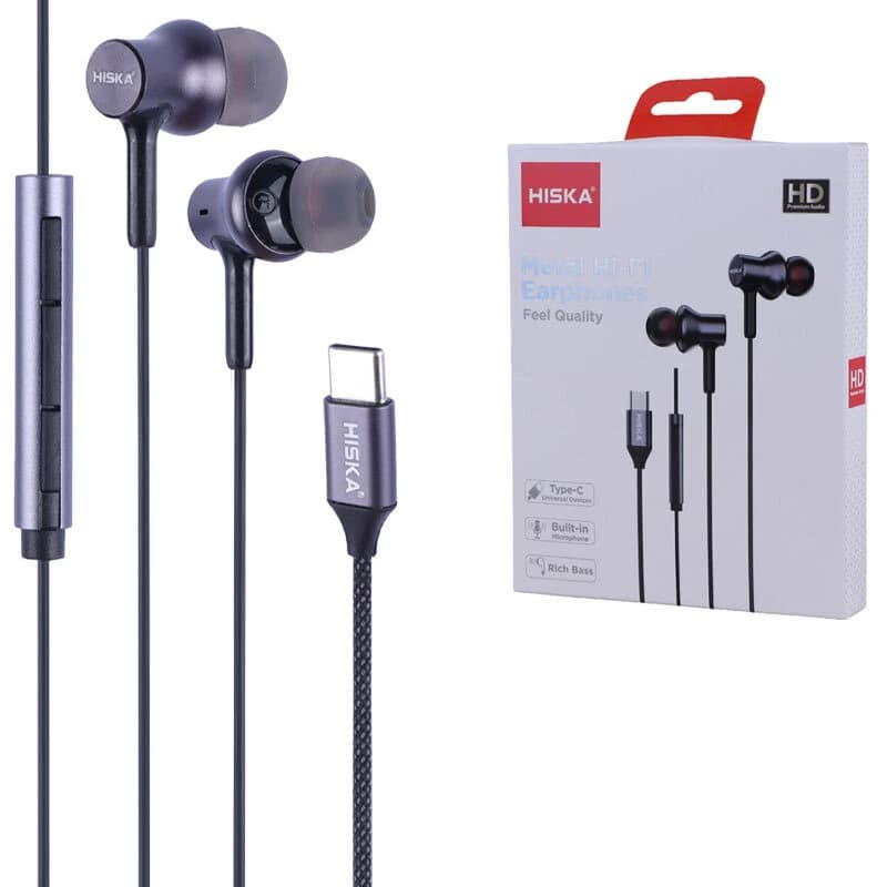 هندزفری تایپ سی هیسکا HK-739C — تصویر ۲