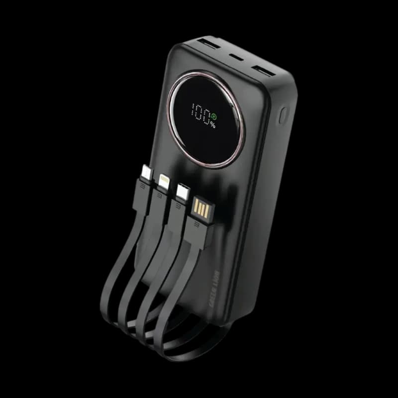 پاور بانک 20000 با کابل گرین لاین Green Lion Power Pulse Power Bank GNPWRPS20KBK