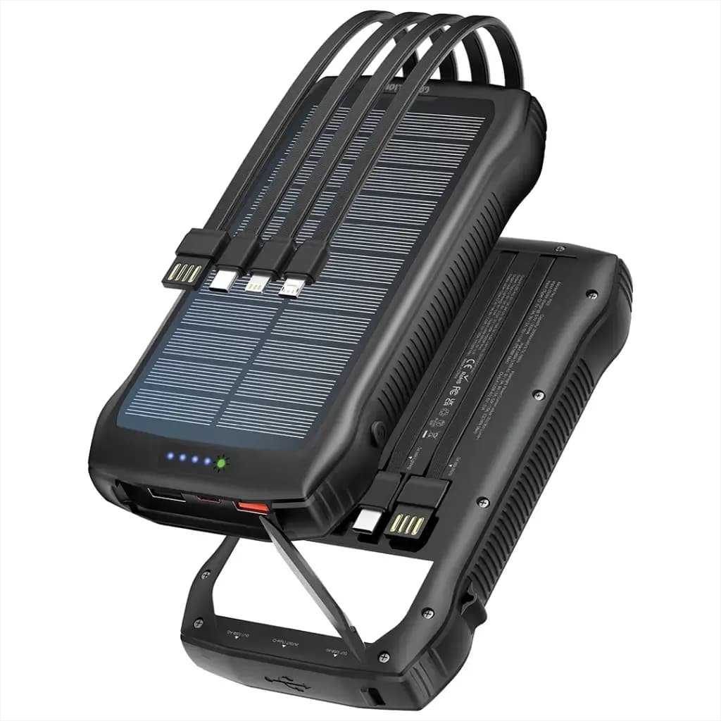 پاوربانک خورشیدی 20000 گرین لاین Green Lion Solar Force GNSOLF20PBBK — تصویر ۹