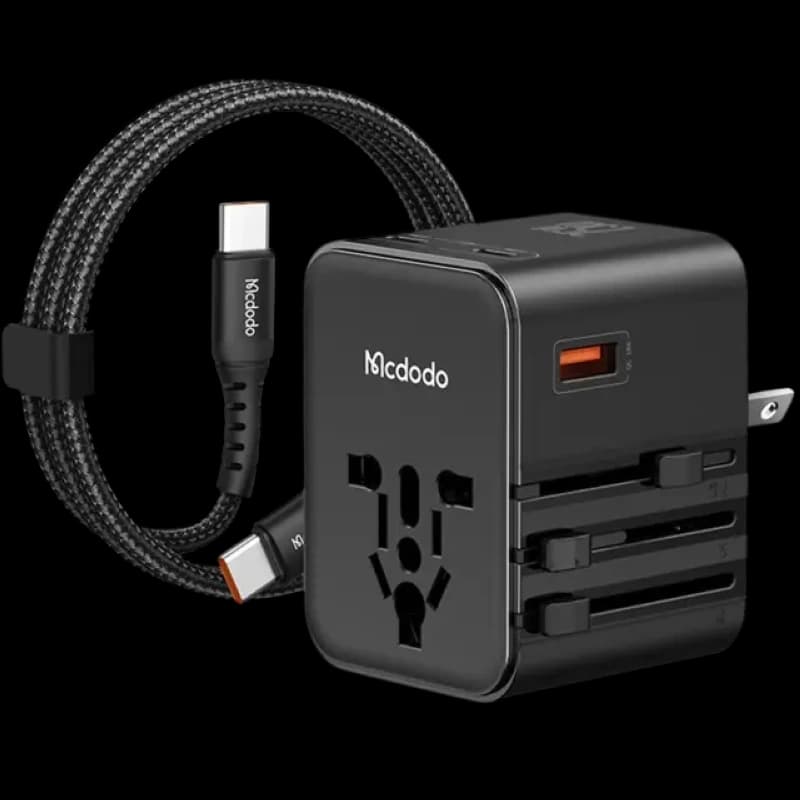 آداپتور شارژ مسافرتی 45 وات مکدودو یا کابل MCDODO CP-3270 Universal Travel Charging Adapter