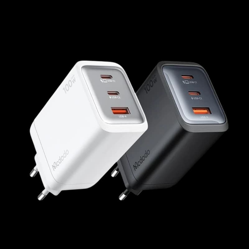 آداپتور شارژ 3 پورت 100 وات مک دودو Mcdodo Gana Mini CH-012