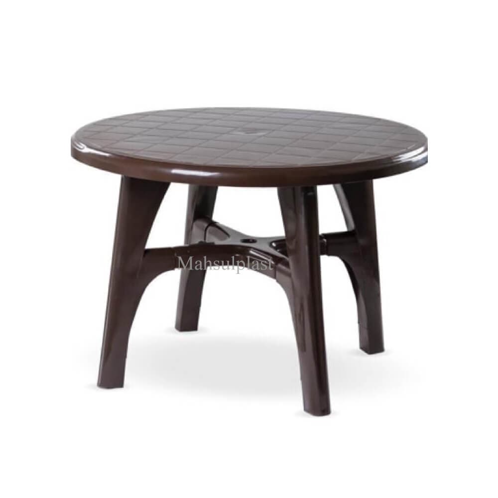 میز گرد پلاستیکی با پایه متصل کد 205