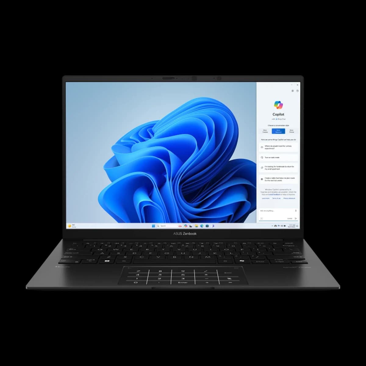 لپ تاپ ایسوس 14 اینچی مدل Zenbook 14 OLED UM3406HA R7 8840HS 16GB 512GB Radeon