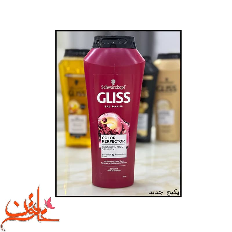 شامپو گلیس قرمز مناسب موهای رنگ شده مدل COLOR PROTECT حجم 500 میلی لیتر — تصویر ۳