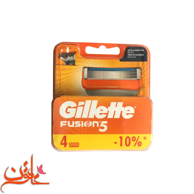 تیغ یدک ژیلت مدل 5 Fusion بسته 4 عددی