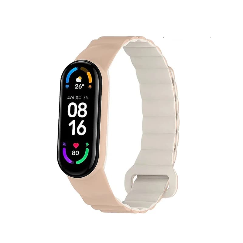 بند سیلیکونی مگنتی پین فلزی Xiaomi Smart Band 10 15mm — تصویر ۹