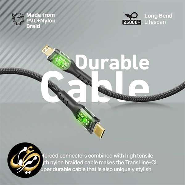 کابل USB-C به لایتنینگ پرومیت مدل Promate TRANSLINE-CI — تصویر ۴