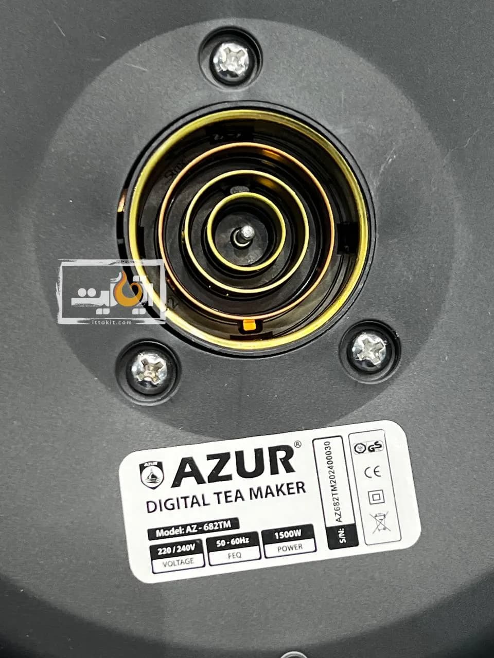 چایی ساز کنارهمی و روهمی آزور مدل AZUR AZ-682 — تصویر ۶