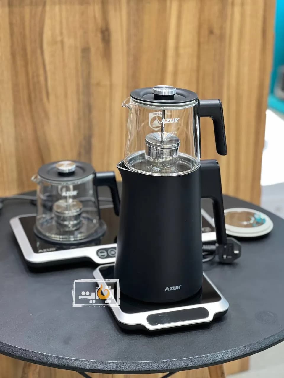 چایی ساز کنارهمی و روهمی آزور مدل AZUR AZ-682 — تصویر ۷
