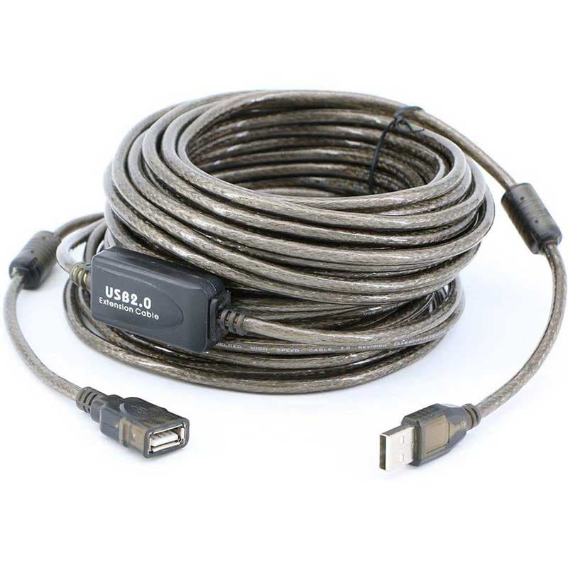کابل افزایش طول USB برد دار پی نت به طول 30 متر کد 2266
