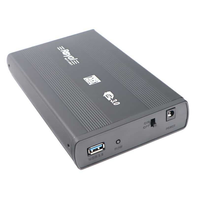 باکس هارد اکسترنال 3.5 اینچ رویال مدل ET-H3531 ا Royal RH-3531 3.5 inch USB 3.0 External HDD کد 4427 — تصویر ۶