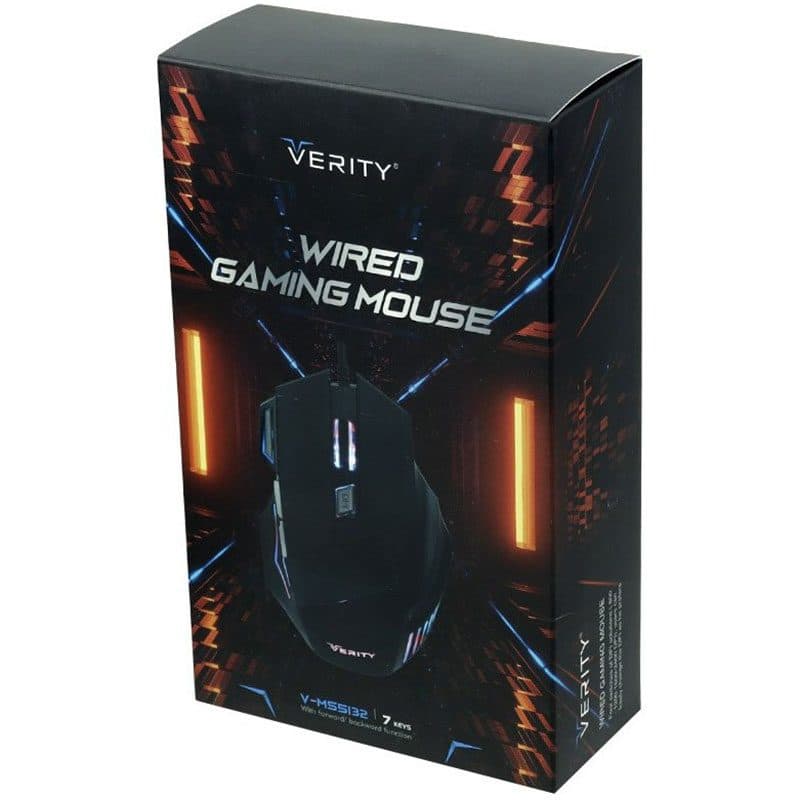 ماوس گیمینگ وریتی V-MS5132 ا Verity V-MS5132 Gaming Wired Mouse کد 6696