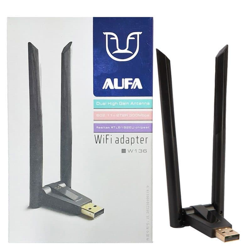 کارت شبکه آلفا ALFA W136 300mps WIFI کد 6768