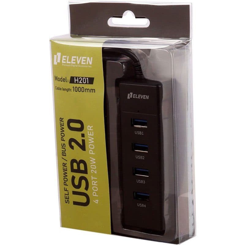 هاب 4 پورت USB 2.0 الون مدل H201