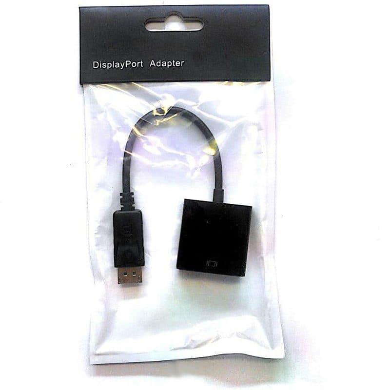 تبدیل Displayport به VGA ا Display Port Male to VGA Female Adapte کد 0997