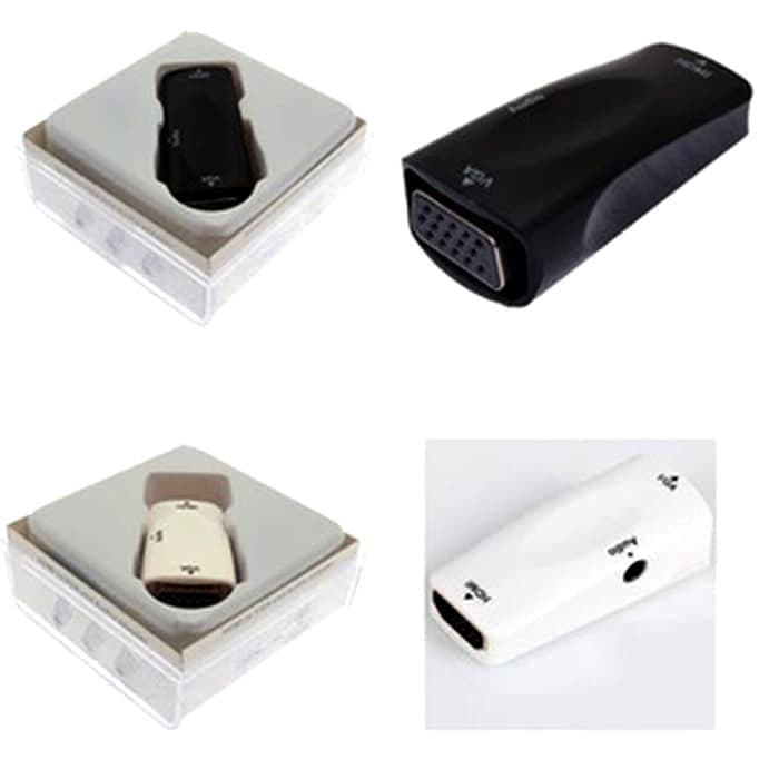 تبدیل اچ دی ام آی ماده به وی جی ای ماده با صدا ا HDMI FEMALE TO VGA FEMALE WITH AUDIO کد 2617 — تصویر ۹