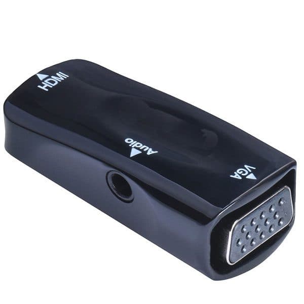 تبدیل اچ دی ام آی ماده به وی جی ای ماده با صدا ا HDMI FEMALE TO VGA FEMALE WITH AUDIO کد 2617 — تصویر ۸