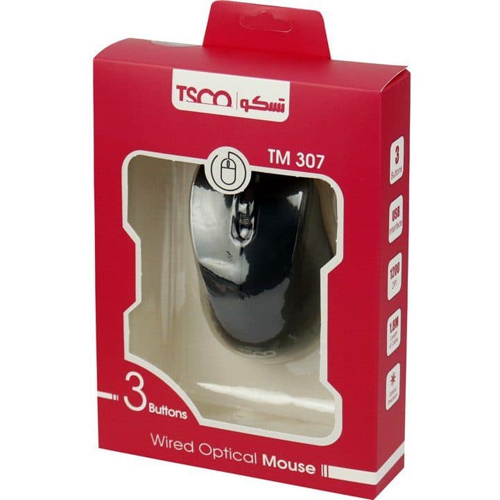 ماوس تسکو مدل TM 307 ا TSCO TM307 USB Mouse کد 5519