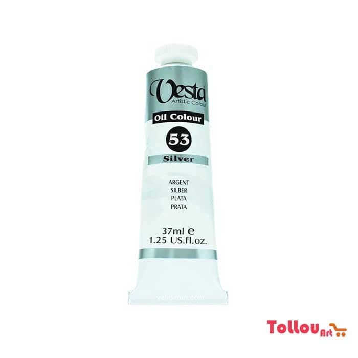 رنگ روغن وستا Silver 53 حجم 37 میل
