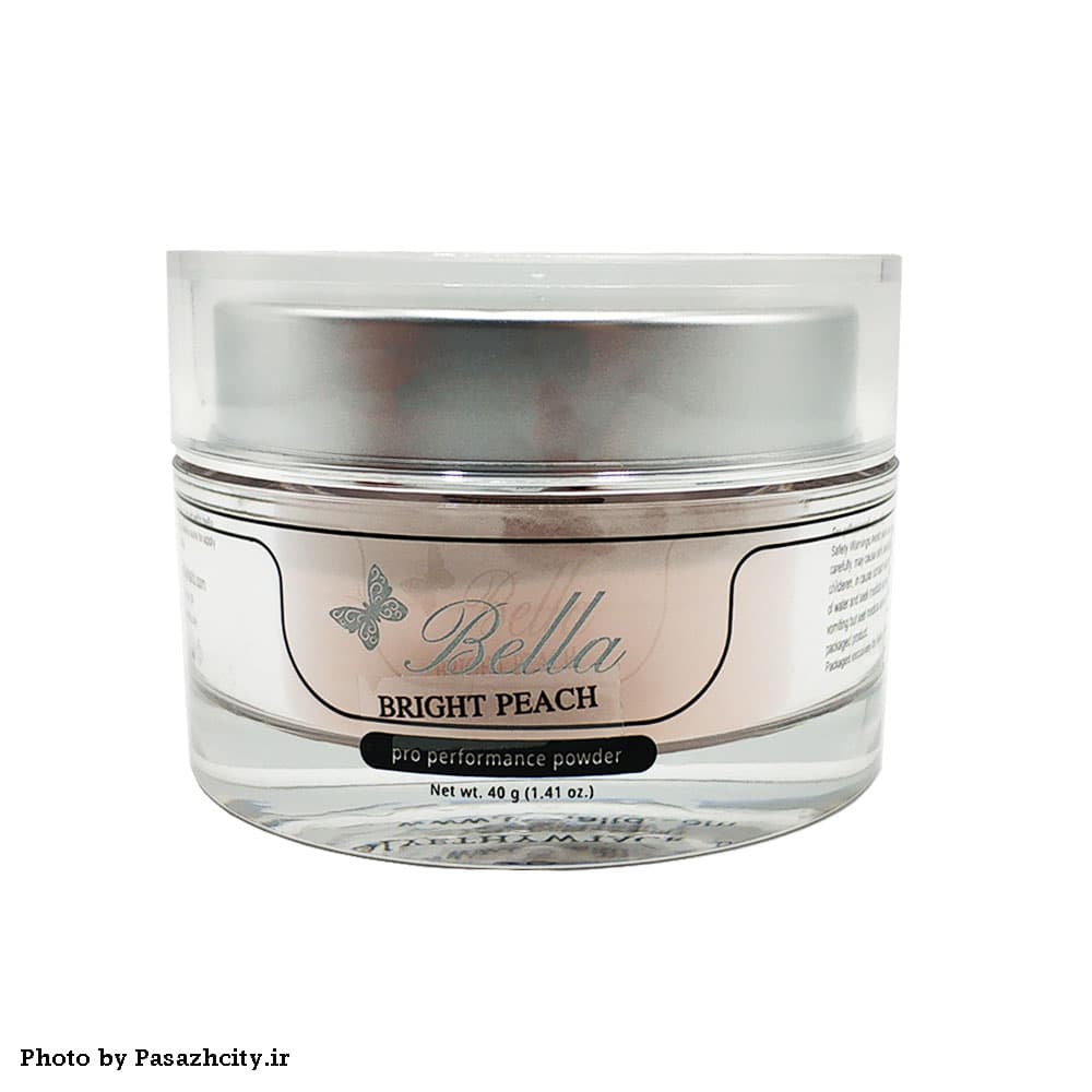 پودر کاشت ناخن هلویی روشن 40 گرمی بلا مدل BRIGHT PEACH